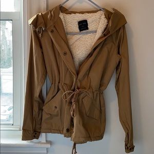 Brown and cream jacket